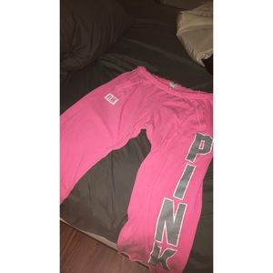 victoria's secret pink sweatpants