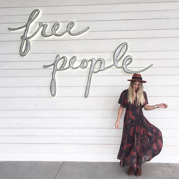 Free people sweet escape wrap dress