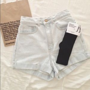 High Waisted American Apparel Jean Shorts 👖