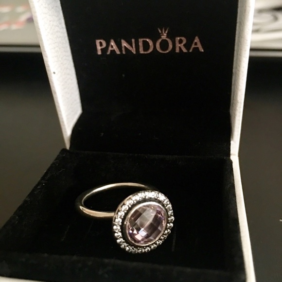 Pandora Pink Legacy Ring size 7