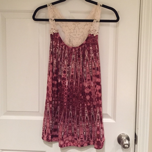Lace Racerback Tank