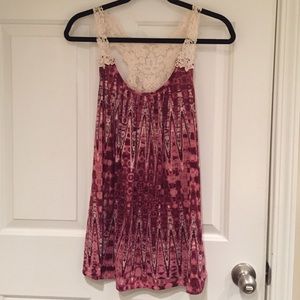 Lace Racerback Tank
