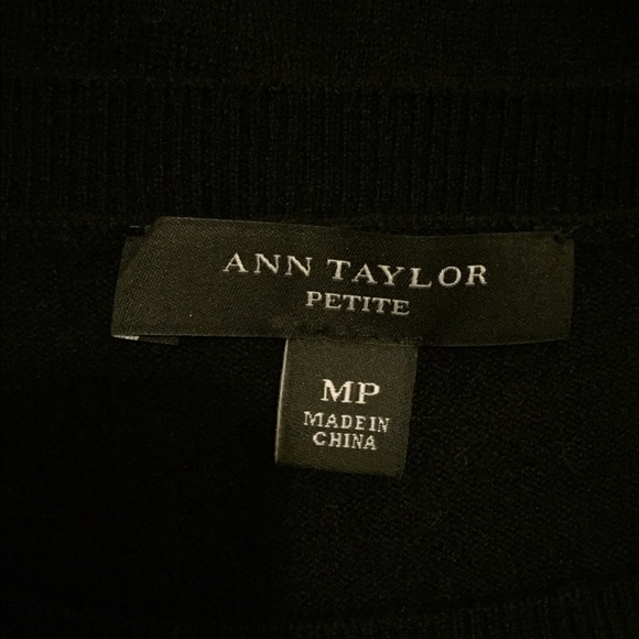 Ann Taylor Black Zippered Sweater - Picture 2 of 4