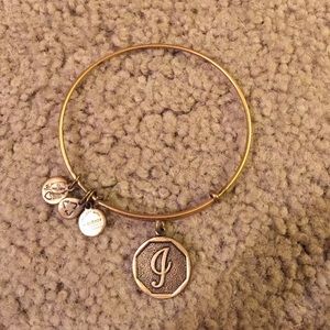 Alex and Ani Initial "I" Bracelet