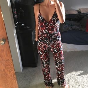 Forever 21 Graphic Jumpsuit