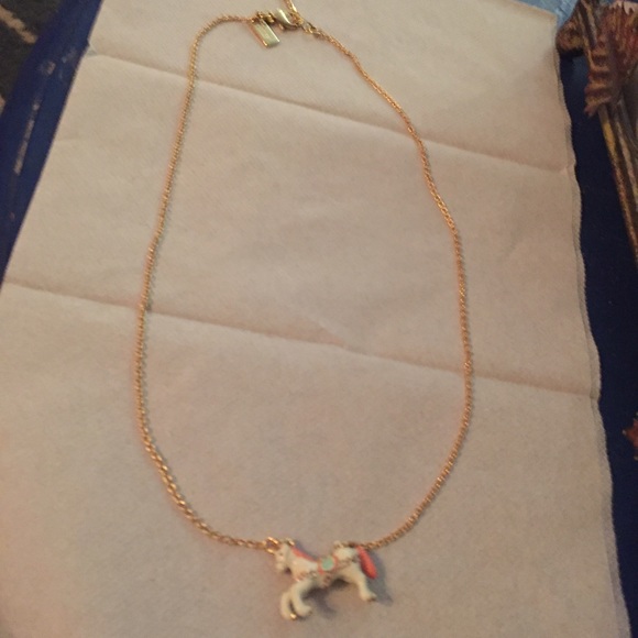 Kate Spade unicorn necklace
