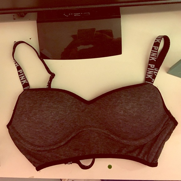 Pink sport bra