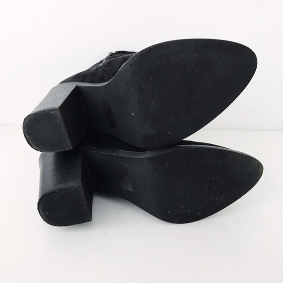 💥SOLD💥Suede Heel Ankle Boots - Picture 6 of 6