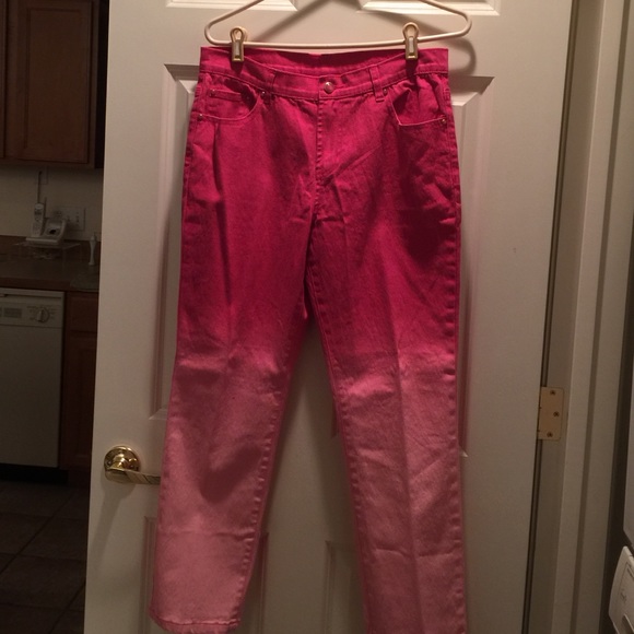 Pink jeans