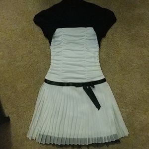 Black and white dress