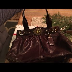 Coach brown leather special addition