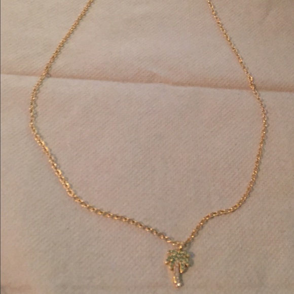 Kate Spade palm tree necklace