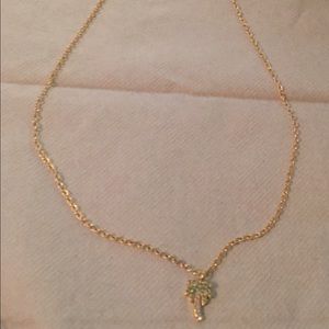 Kate Spade palm tree necklace