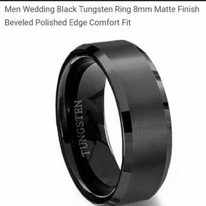 NEW Tungsten Men's Ring/ wedding band