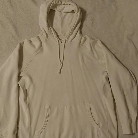 Mens White Hoodie