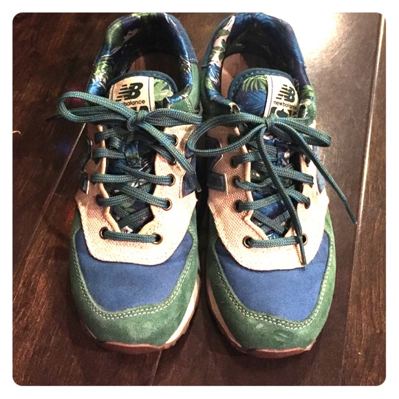 New balance shoes botanical green garden edition