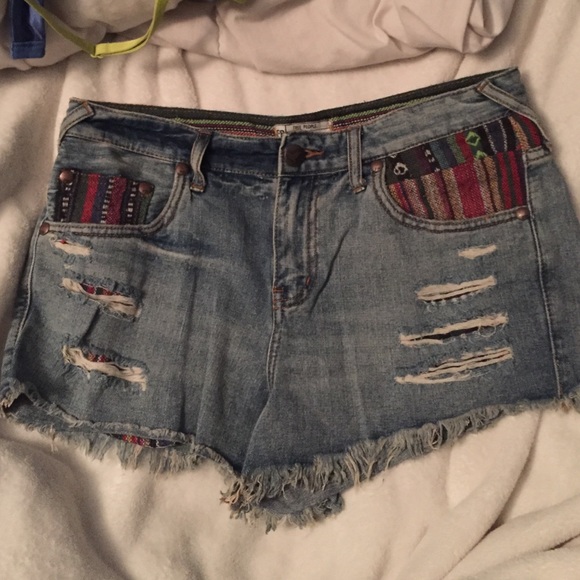 Free People Tribal shorts
