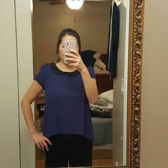 blue blouse