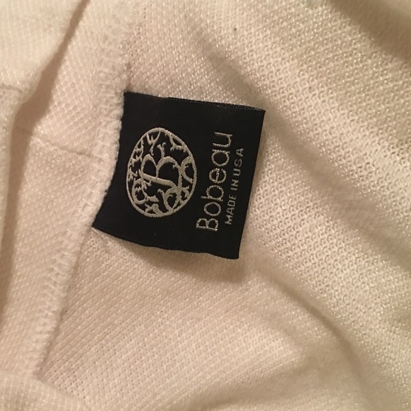 White Bobeau cardigan