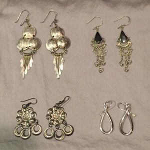 Set of 4 Dangle Earrings