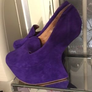 Jeffrey Campbell Blythe purple platforms