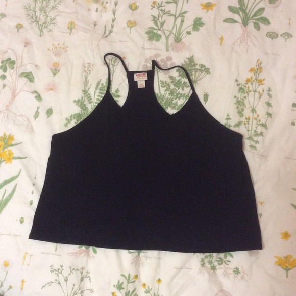 Black Spaghetti Strap Top - Picture 1 of 2