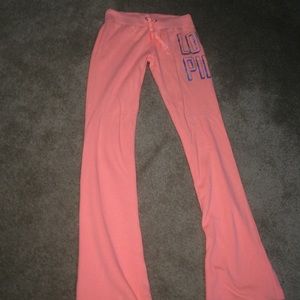 Orange sweat pants