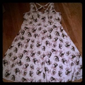 Pin up skull dress