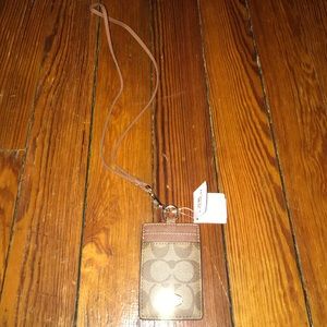 Coach Lanyard ID Case
