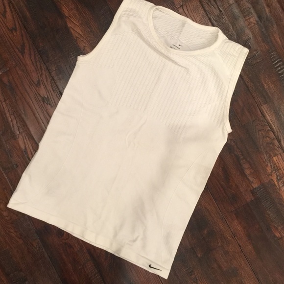 Nike white tank