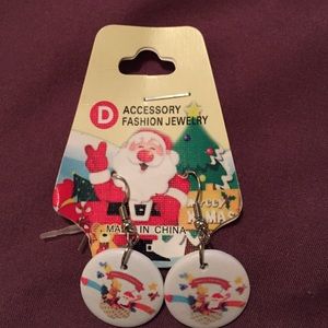 Christmas pierced earrings New in package