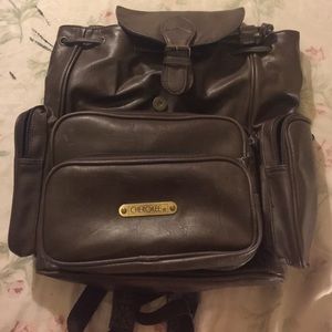 Brown backpack