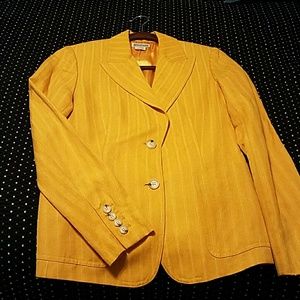 Beautiful Michael Kors Pinstripe  Lined Blazer