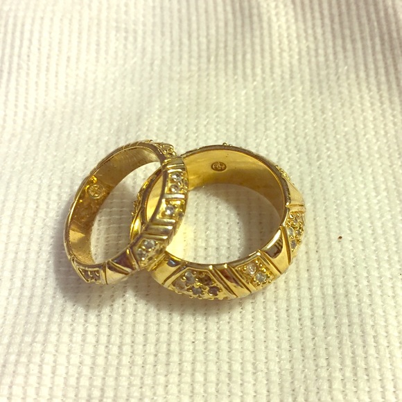 Aztec Stack Rings (2), House of Harlow.