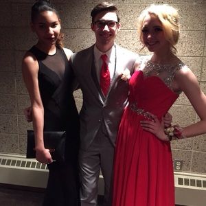 RED PROM/EVENING DRESS