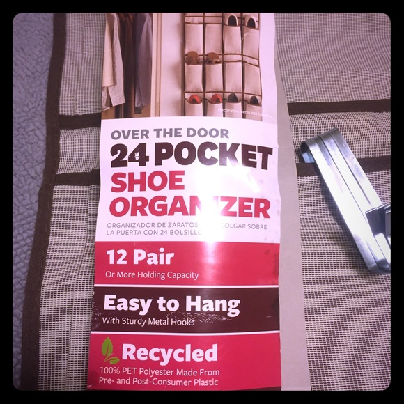 🌺3 for $12 🌺 New 24 pocket (12 pair)shoe holder