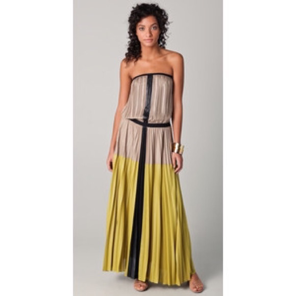 BCBGMaxAzria Lilyan strapless maxi Dress