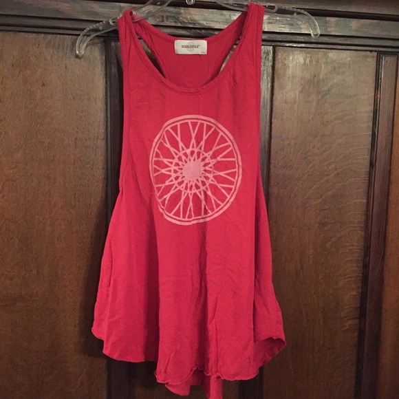 red wheel soulcycle tank
