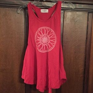 red wheel soulcycle tank