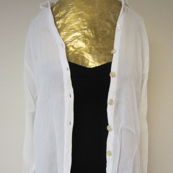 White button-up shirt