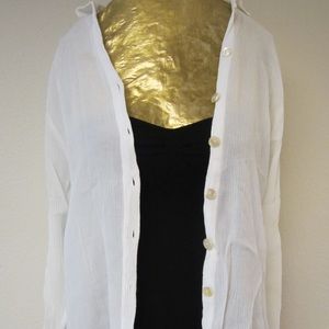 White button-up shirt