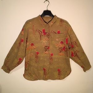 Equestrian Button-Up