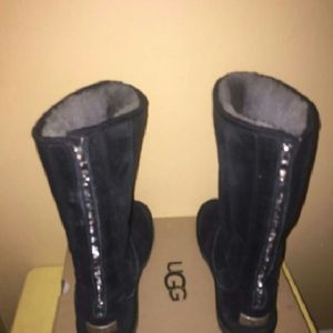 Black tall UGG