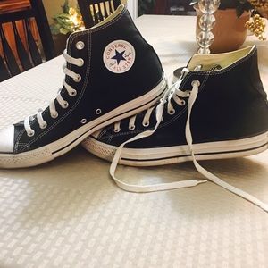 Men's Black High-Top Converse