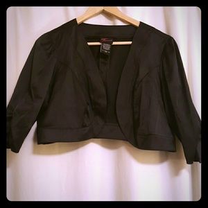 Torrid black bolero jacket