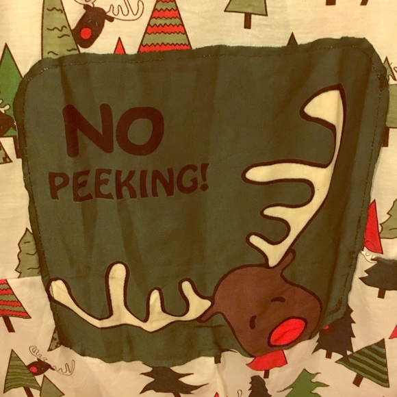 No peeking Christmas pajamas!