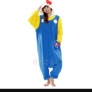 New Kawaii Hello Kitty Kigurumi Onesie s-xl