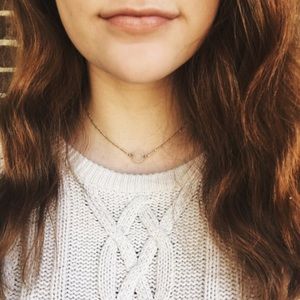 Chain quartz bead choker