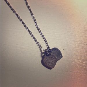 Tiffany & Co. necklace with two hearts