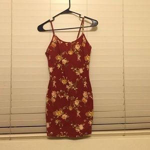 floral bodycon
